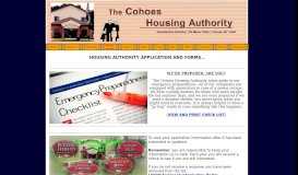 
							         Housing Authority Forms - Cohoes Housing Authority								  
							    