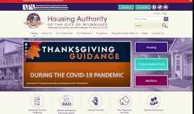 
							         Housing Authority of the City of Milwaukee, WI | Home								  
							    