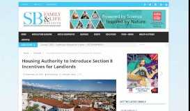 
							         Housing Authority to Introduce Section 8 Incentives for Landlords ...								  
							    