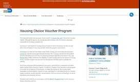 
							         Housing Choice Voucher Program - Miami-Dade County								  
							    