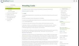 
							         Housing Costs - Cal Poly Pomona								  
							    