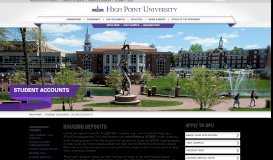 
							         Housing Deposits | High Point University | High Point, NC								  
							    