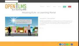 
							         Housing ELN - e-Learning Portal - e-learning WMB bespoke ...								  
							    