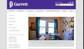 
							         Housing | Garrett-Evangelical Theological Seminary								  
							    
