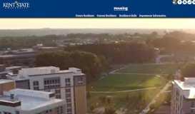 
							         Housing | Home Page | Kent State University								  
							    