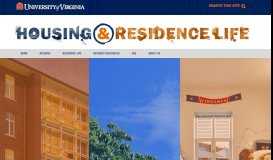
							         Housing | Housing and Residence Life, U.Va. - UVA Housing ...								  
							    