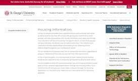 
							         Housing Information | St. George's University								  
							    