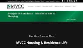 
							         Housing - MVCC								  
							    