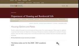 
							         Housing Options and Rates : Department of Housing and Residential ...								  
							    