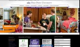 
							         Housing Options | High Point University | High Point, NC								  
							    