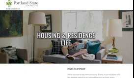 
							         Housing Options - Portland State University								  
							    