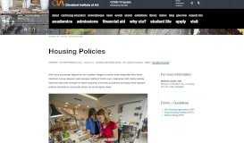 
							         Housing Policies | Cleveland Institute of Art College of Art | 800.223 ...								  
							    
