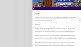 
							         Housing Portal - High Point University								  
							    