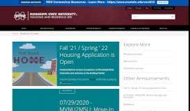 
							         Housing Priority Deadline - Mississippi State Housing and Residence ...								  
							    