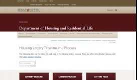 
							         Housing Recontracting : Department of Housing and Residential Life ...								  
							    