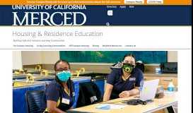 
							         Housing & Residence Life | Building Safe and Inclusive ... - UC Merced								  
							    