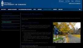 
							         Housing & Residence - MD Program - University of Toronto								  
							    