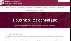
							         Housing & Residential Life | New Mexico State University								  
							    