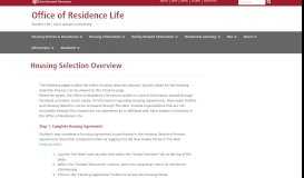 
							         Housing Selection Overview - SJU WordPress Sites - Saint Joseph's ...								  
							    