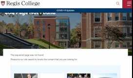 
							         Housing Selection | Regis College								  
							    