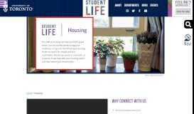 
							         Housing - Student Life - University of Toronto								  
							    