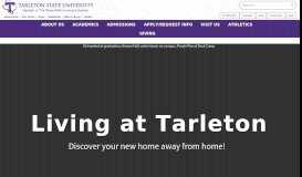 
							         Housing - Tarleton State University								  
							    
