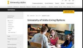 
							         Housing - University of Idaho								  
							    
