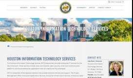 
							         Houston Information Technology Services - City of Houston								  
							    