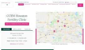 
							         Houston IVF & Fertility Clinic | CCRM Houston TX Fertility Doctors								  
							    