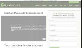 
							         Houston Property Management | Green Residential								  
							    