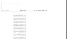 
							         Houston, TX 77031 Home Values | Homes.com								  
							    