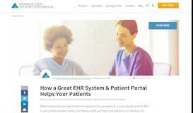 
							         How a Great EHR System & Patient Portal Helps Your Patients								  
							    