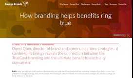 
							         How branding helps benefits ring true | Savage Brands								  
							    