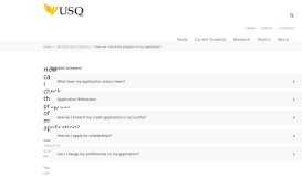 
							         How can I check the progress of my application?: Ask USQ Future ...								  
							    