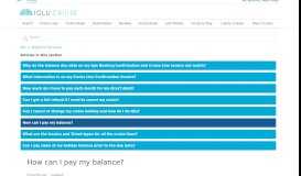 
							         How can I pay my balance? | IgluCruise								  
							    
