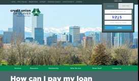 
							         How can I pay my loan payment? | Credit Union of Denver Checking ...								  
							    