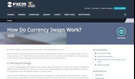 
							         How Do Currency Swaps Work? - FXCM AU - FXCM.com								  
							    