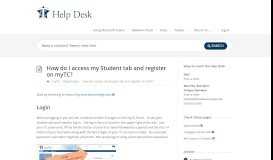 
							         How do I access my Student tab and register on ... - Texarkana College								  
							    
