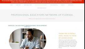 
							         How do I access PEN's professional development portal ...								  
							    