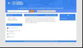 
							         How do I access the Learning Portal Blackboard? - FAQs ...								  
							    
