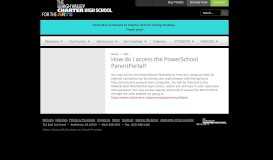 
							         How do I access the PowerSchool ParentPortal? - Lehigh Valley ...								  
							    