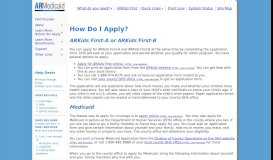 
							         How Do I Apply? - Arkansas Medicaid - Arkansas.gov								  
							    