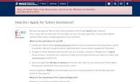 
							         How Do I Apply for Tuition Assistance? - Marine Corps ...								  
							    