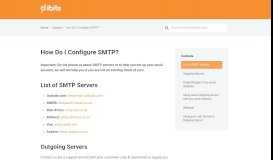 
							         How Do I Configure SMTP? – ibits | Help								  
							    