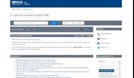 
							         How do I connect to NUS VPN? - Library FAQs								  
							    