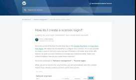 
							         How do I create a scanner login? | Eventix Help Centre								  
							    