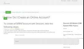 
							         How Do I Create an Online Account? | Dexcom								  
							    