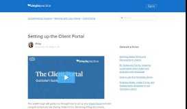 
							         How do I disable the Client Portal for one client? – SimplePractice ...								  
							    