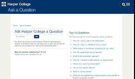 
							         How do I drop or withdraw from a class? - Harper College Palatine IL ...								  
							    