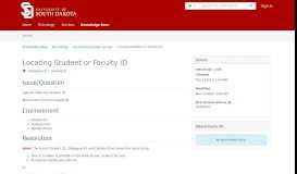 
							         How do I find my Student ID | USD								  
							    
